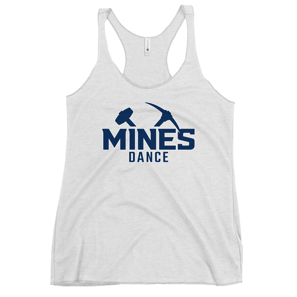 Performance | Thin Racerback Tank Top | Mines Dance Team | Vanguard Logo