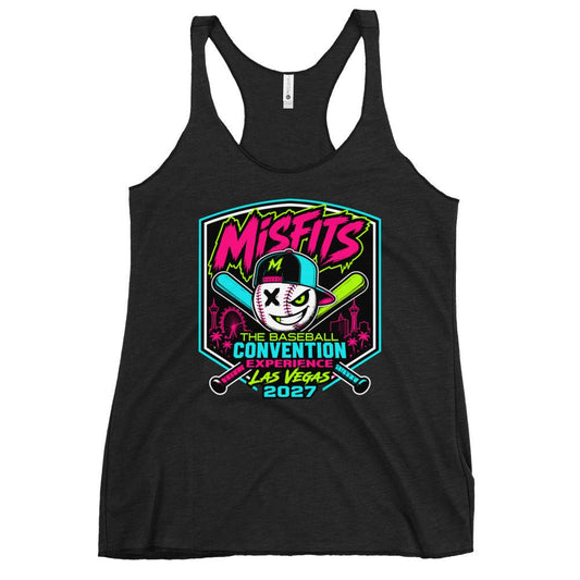 Performance | Thin Racerback Tank Top | Misfits Baseball | Shield Logo