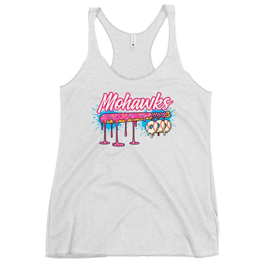 Performance | Thin Racerback Tank Top | Mohawks | Pink Batters Logo