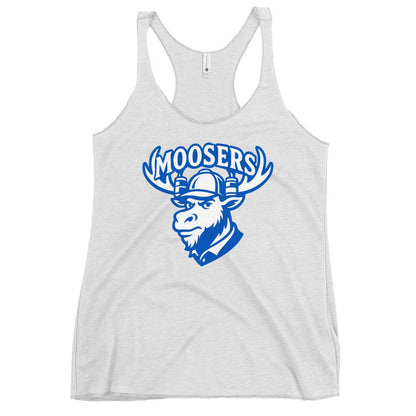 Performance | Thin Racerback Tank Top | Moosers | Mascot Logo