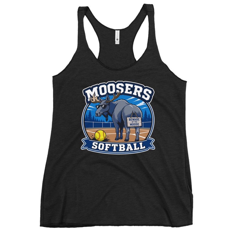 Performance | Thin Racerback Tank Top | Moosers | Moose Diamond Mark Logo