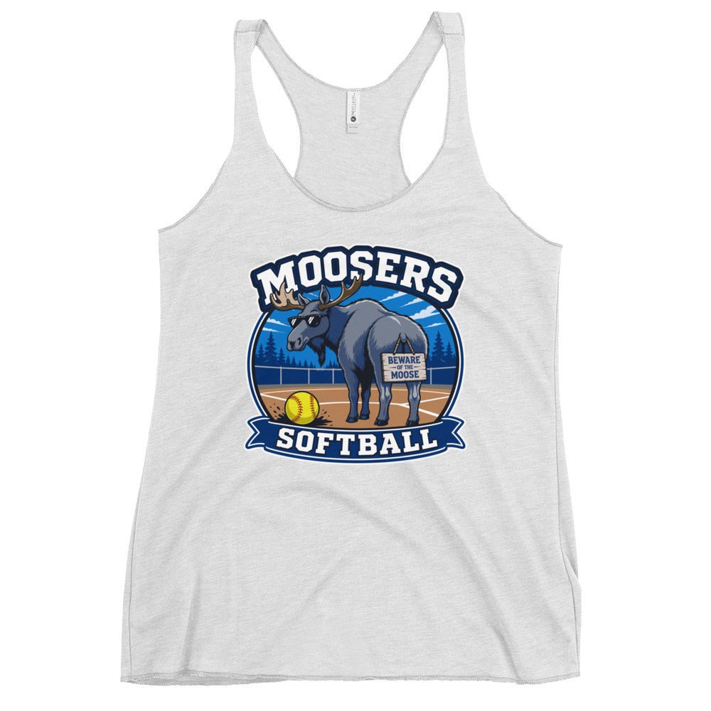 Performance | Thin Racerback Tank Top | Moosers | Moose Diamond Mark Logo