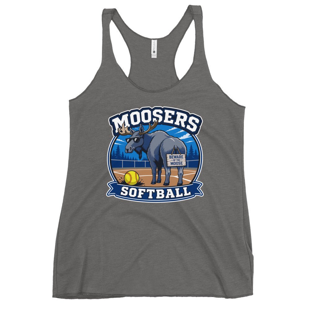 Performance | Thin Racerback Tank Top | Moosers | Moose Diamond Mark Logo