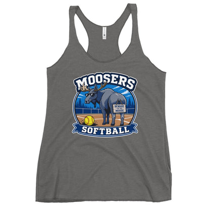 Performance | Thin Racerback Tank Top | Moosers | Moose Diamond Mark Logo