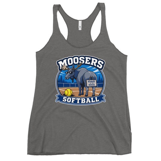 Performance | Thin Racerback Tank Top | Moosers | Moose Diamond Mark Logo