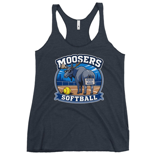 Performance | Thin Racerback Tank Top | Moosers | Moose Diamond Mark Logo
