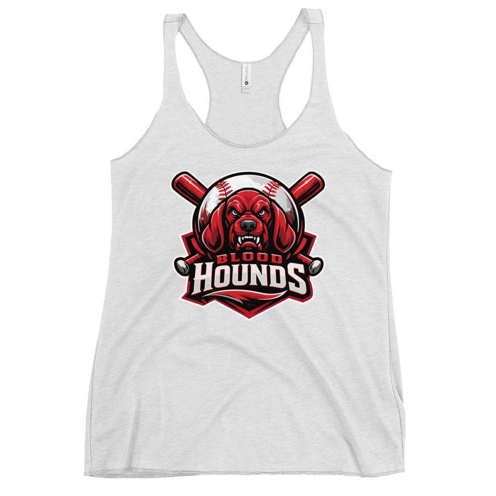 Performance | Thin Racerback Tank Top | Mountain House Bloodhounds | Blood Hounds Logo