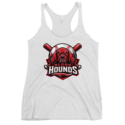 Performance | Thin Racerback Tank Top | Mountain House Bloodhounds | Blood Hounds Logo