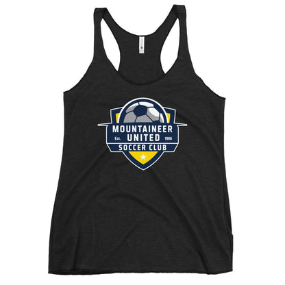 Performance | Thin Racerback Tank Top | Mountaineer United Soccer Club | Alpine Crest Logo