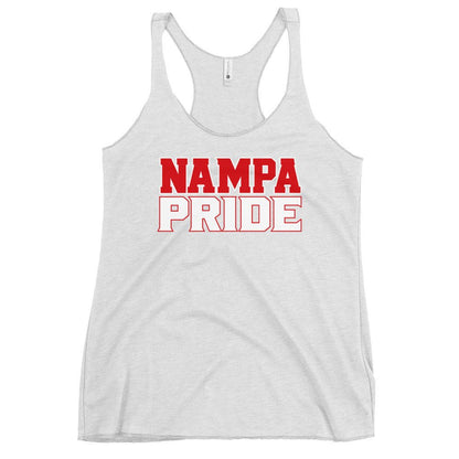 Performance | Thin Racerback Tank Top | Nampa Pride | Letter Mark Logo
