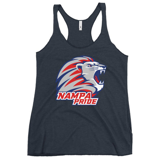 Performance | Thin Racerback Tank Top | Nampa Pride | Mascot Logo