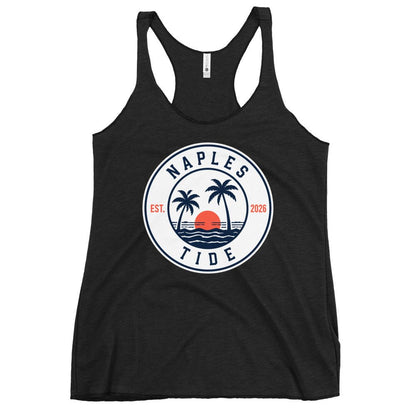 Performance | Thin Racerback Tank Top | Naples Tide | Badge Logo