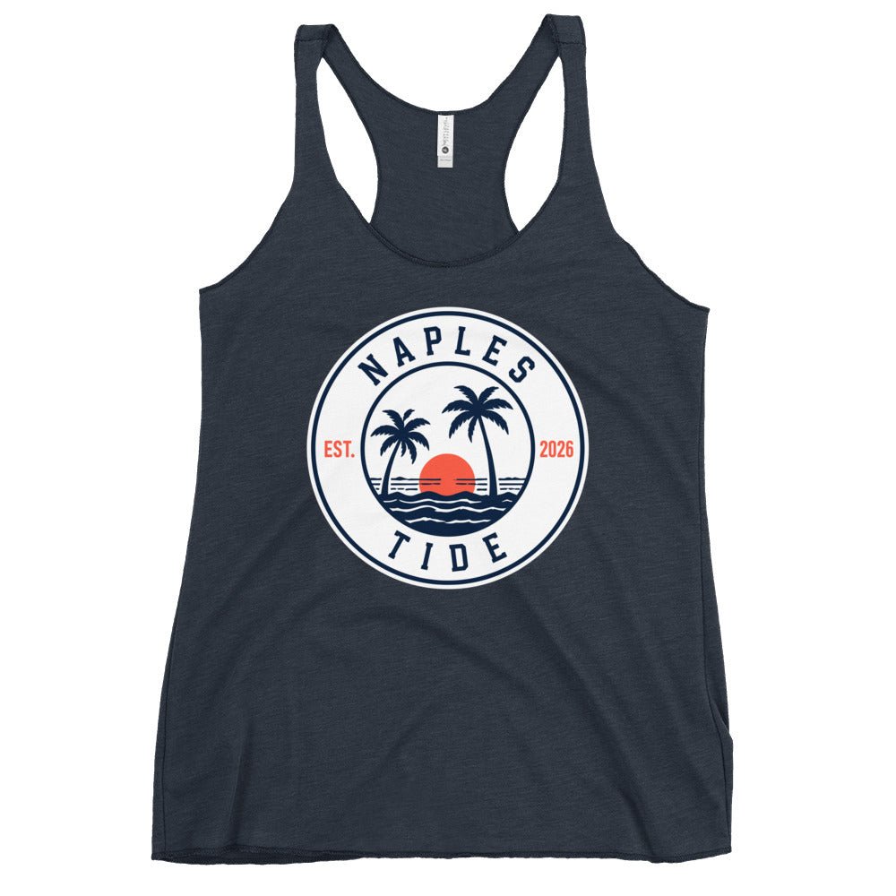 Performance | Thin Racerback Tank Top | Naples Tide | Badge Logo