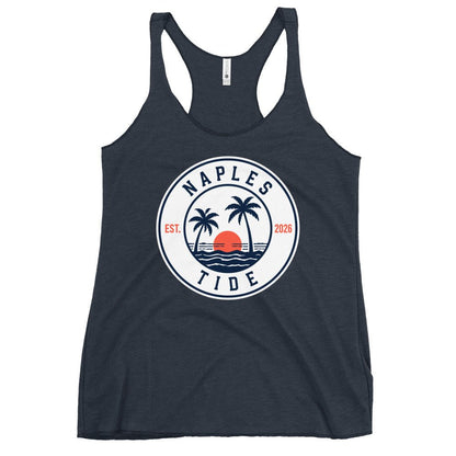 Performance | Thin Racerback Tank Top | Naples Tide | Badge Logo