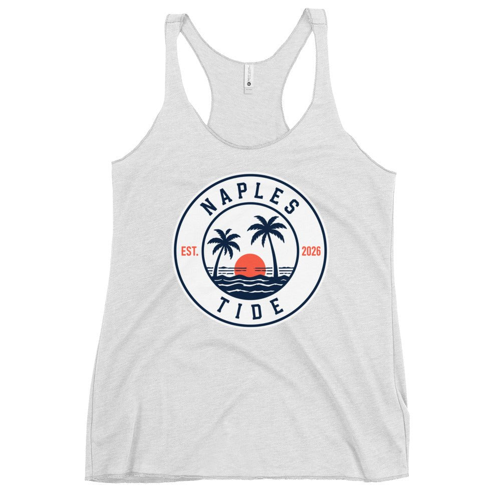Performance | Thin Racerback Tank Top | Naples Tide | Badge Logo