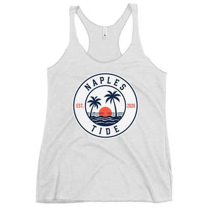 Performance | Thin Racerback Tank Top | Naples Tide | Badge Logo