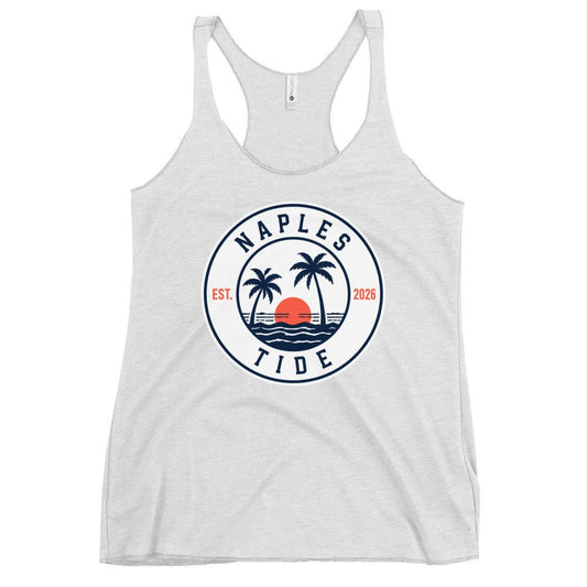 Performance | Thin Racerback Tank Top | Naples Tide | Badge Logo