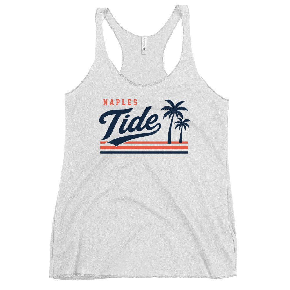 Performance | Thin Racerback Tank Top | Naples Tide | Crest Logo
