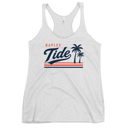 Performance | Thin Racerback Tank Top | Naples Tide | Crest Logo
