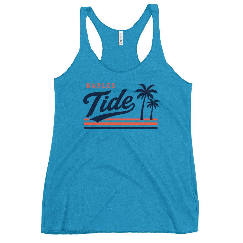 Performance | Thin Racerback Tank Top | Naples Tide | Crest Logo