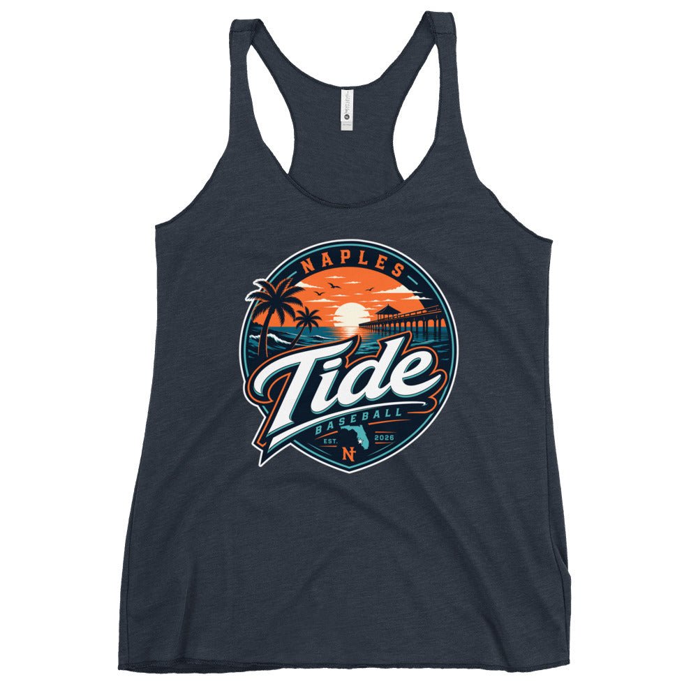 Performance | Thin Racerback Tank Top | Naples Tide | Enblem Logo