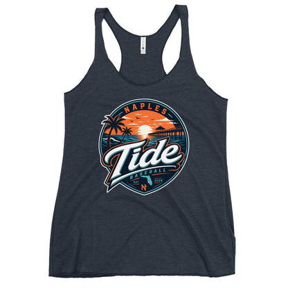 Performance | Thin Racerback Tank Top | Naples Tide | Enblem Logo