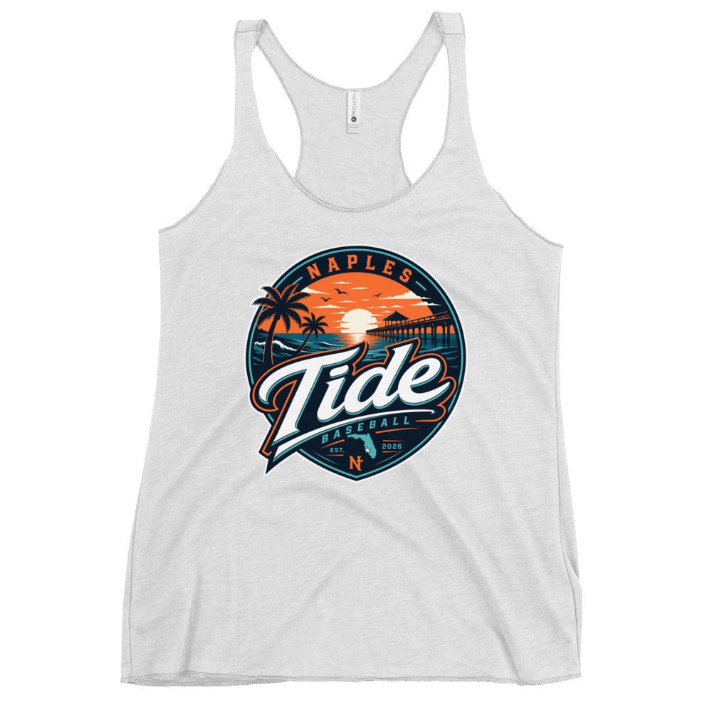 Performance | Thin Racerback Tank Top | Naples Tide | Enblem Logo