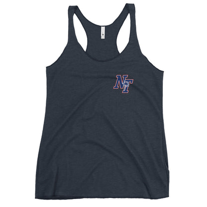 Performance | Thin Racerback Tank Top | Naples Tide | NT Lettermark Logo