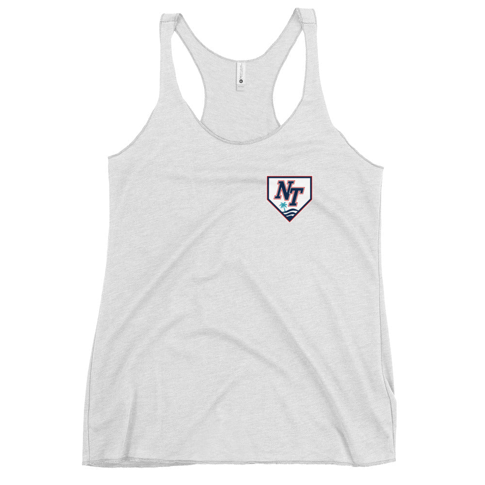 Performance | Thin Racerback Tank Top | Naples Tide | Shield Logo