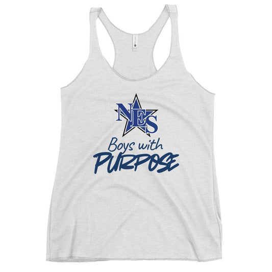 Performance | Thin Racerback Tank Top | NES - Boys with Purpose | Boys with Purpose Logo