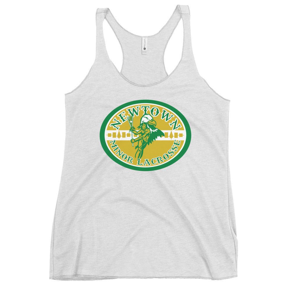 Performance | Thin Racerback Tank Top | Newtown Minor Lacrosse | Emblem Logo