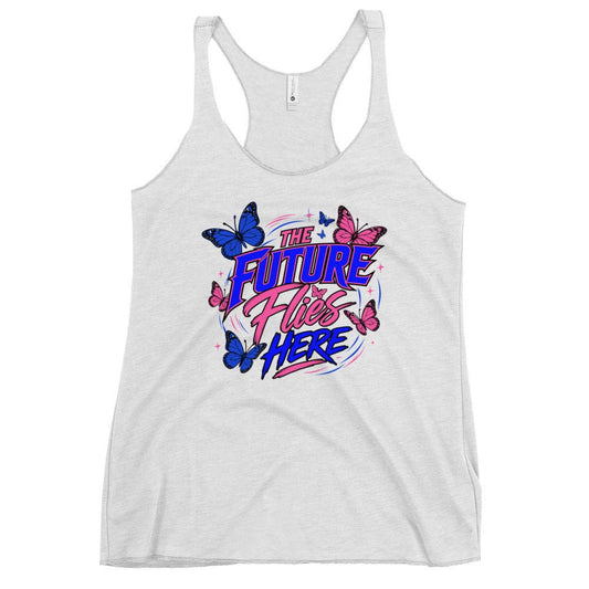 Performance | Thin Racerback Tank Top | Next Era Athletics | Wordmark Monarch Logo