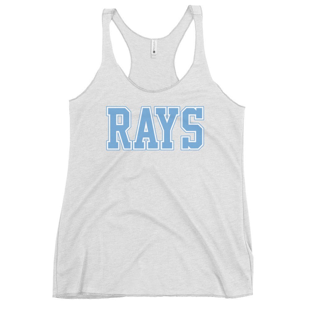 Performance | Thin Racerback Tank Top | Next Level Rays | Block Logo