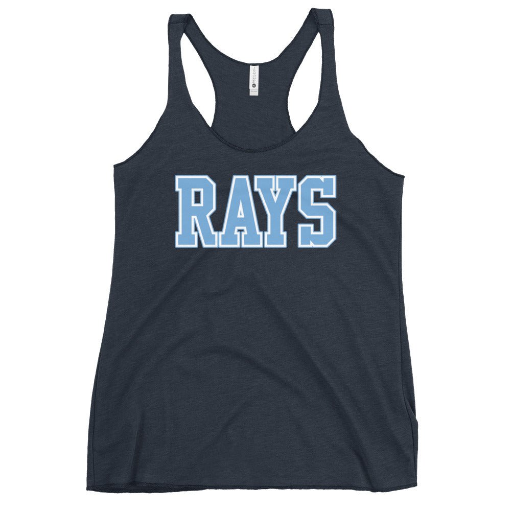 Performance | Thin Racerback Tank Top | Next Level Rays | Block Logo