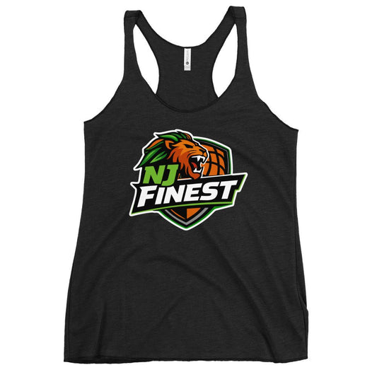 Performance | Thin Racerback Tank Top | NJ Finest AAU Elite | Emblem Logo
