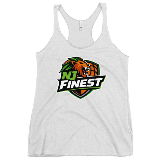 Performance | Thin Racerback Tank Top | NJ Finest AAU Elite | Emblem Logo