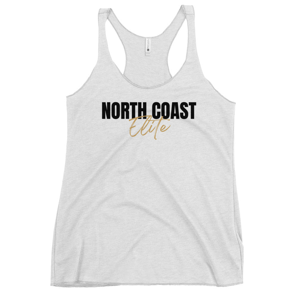 Performance | Thin Racerback Tank Top | North Coast Elite Inc | Script Logo