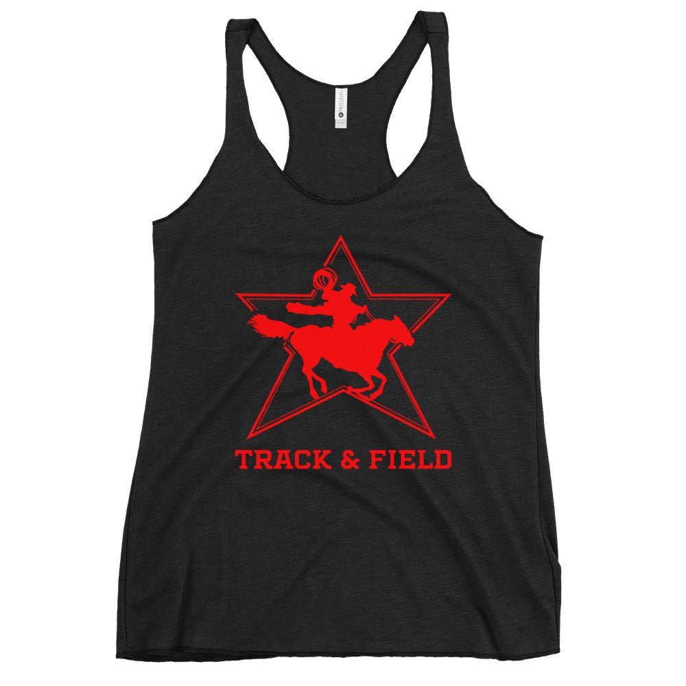 Performance | Thin Racerback Tank Top | North Lake Track and Field | Cowboy T&F Logo