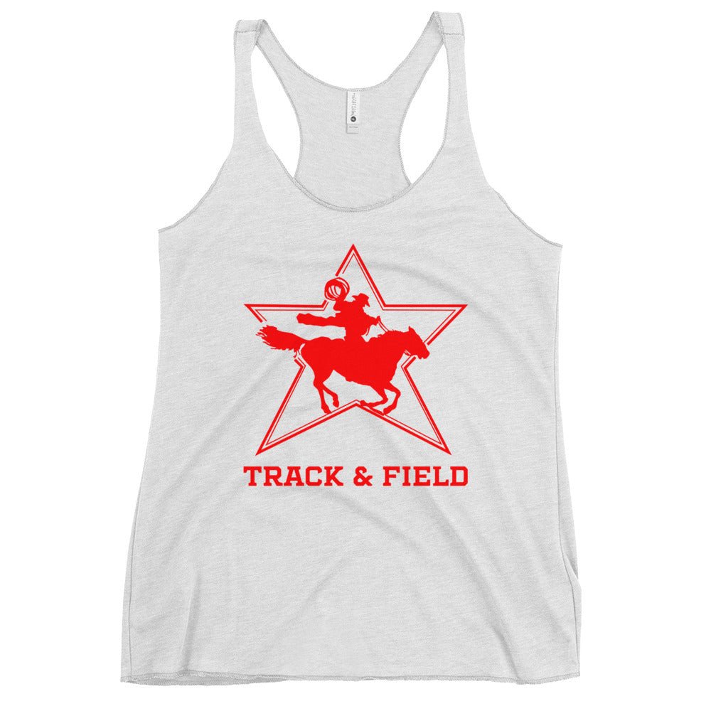 Performance | Thin Racerback Tank Top | North Lake Track and Field | Cowboy T&F Logo