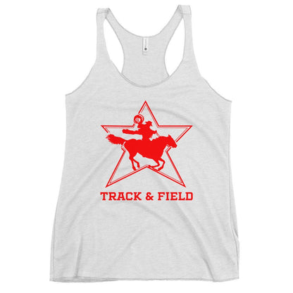Performance | Thin Racerback Tank Top | North Lake Track and Field | Cowboy T&F Logo
