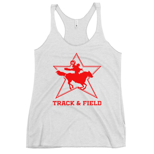 Performance | Thin Racerback Tank Top | North Lake Track and Field | Cowboy T&F Logo