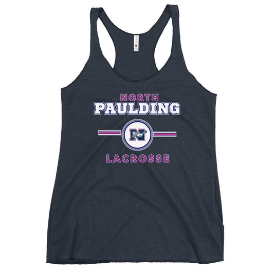 Performance | Thin Racerback Tank Top | North Paulding Lacrosse | Valor Logo