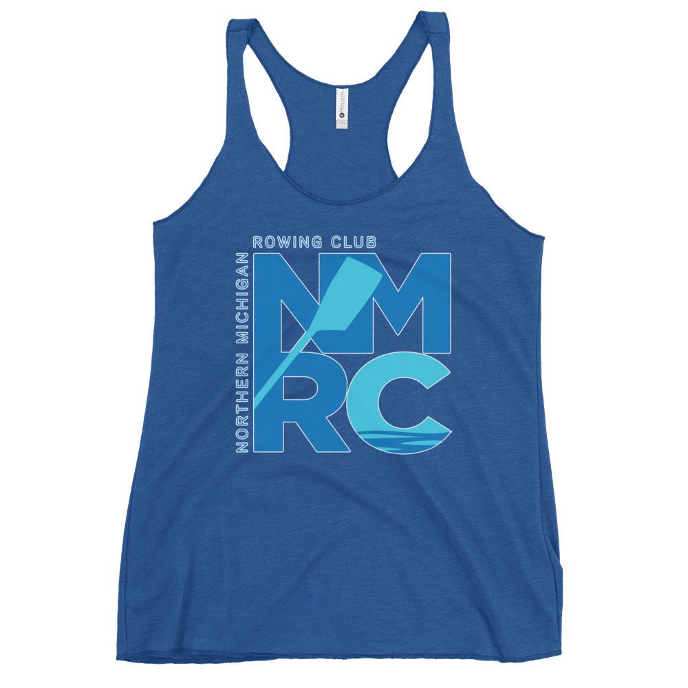 Performance | Thin Racerback Tank Top | Northern Michigan Rowing | Modern Script Logo