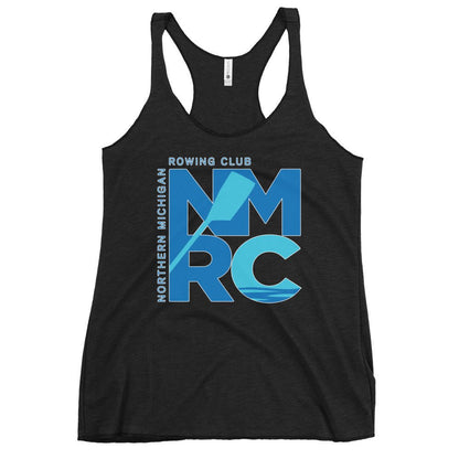 Performance | Thin Racerback Tank Top | Northern Michigan Rowing | Modern Script Logo