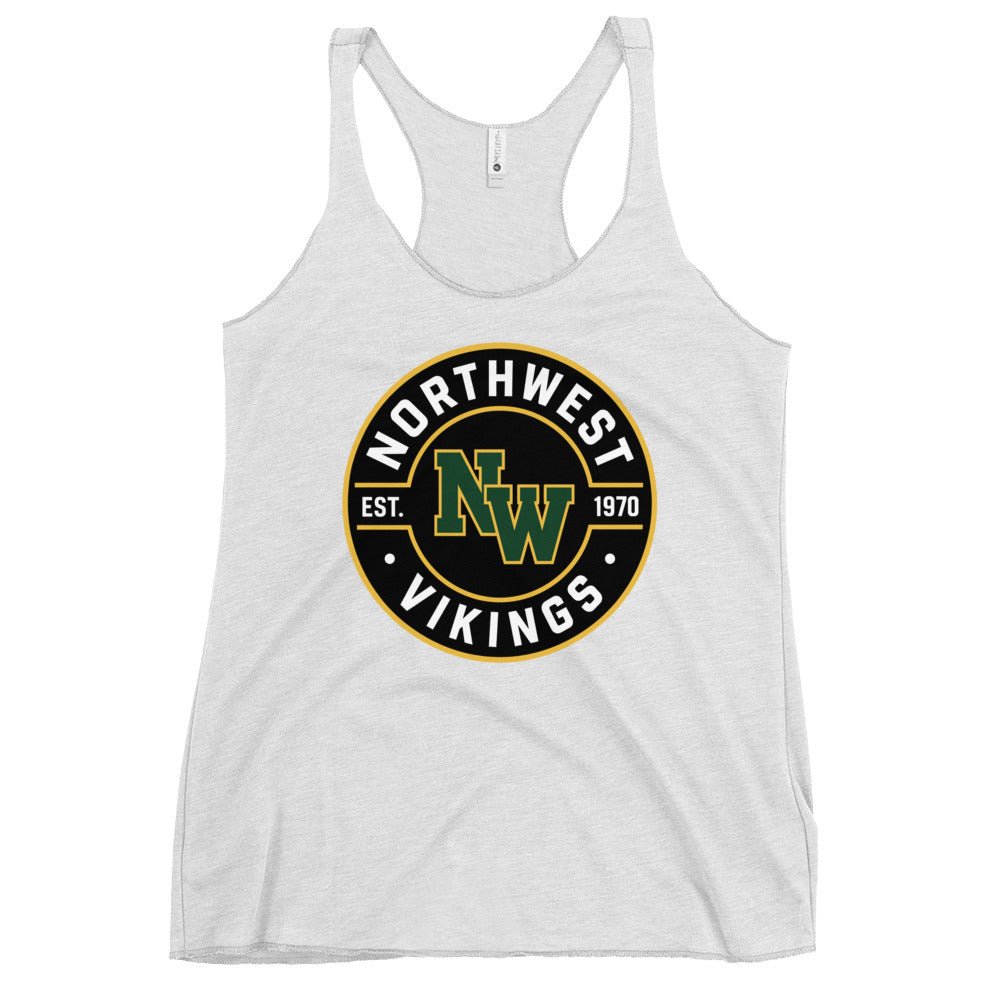 Performance | Thin Racerback Tank Top | Northwest High School | Badge Logo