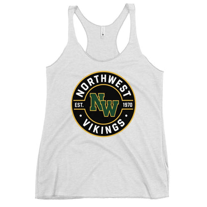 Performance | Thin Racerback Tank Top | Northwest High School | Badge Logo