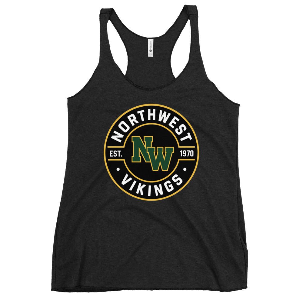 Performance | Thin Racerback Tank Top | Northwest High School | Badge Logo