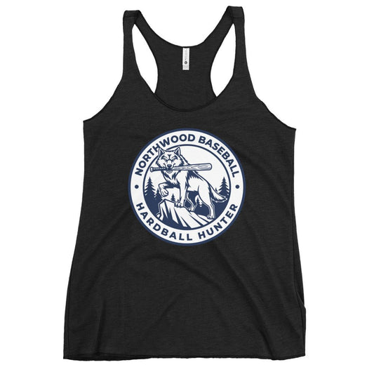 Performance | Thin Racerback Tank Top | Northwood High School Baseball | Badge Logo