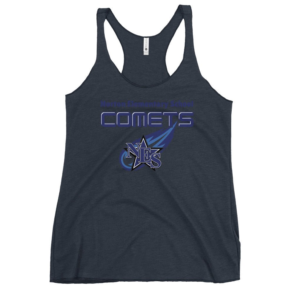 Performance | Thin Racerback Tank Top | Norton Elementary School | Space Script Logo