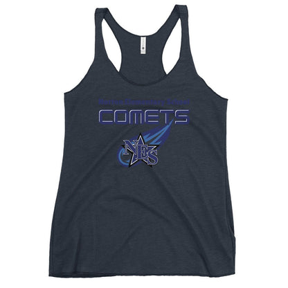 Performance | Thin Racerback Tank Top | Norton Elementary School | Space Script Logo